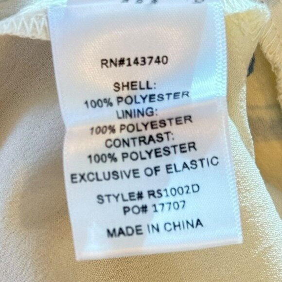 Hyacinth House NEW Ivory Blue Coral One Shoulder Sybil Maxi Dress Size XXL - Picture 9 of 10